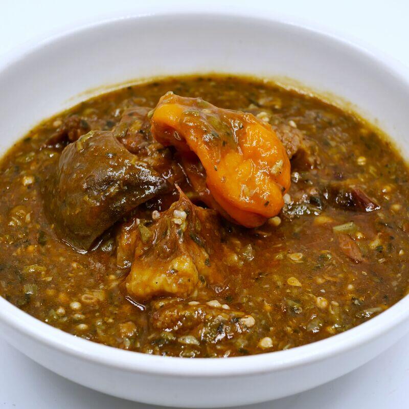 (L) Okra Stew