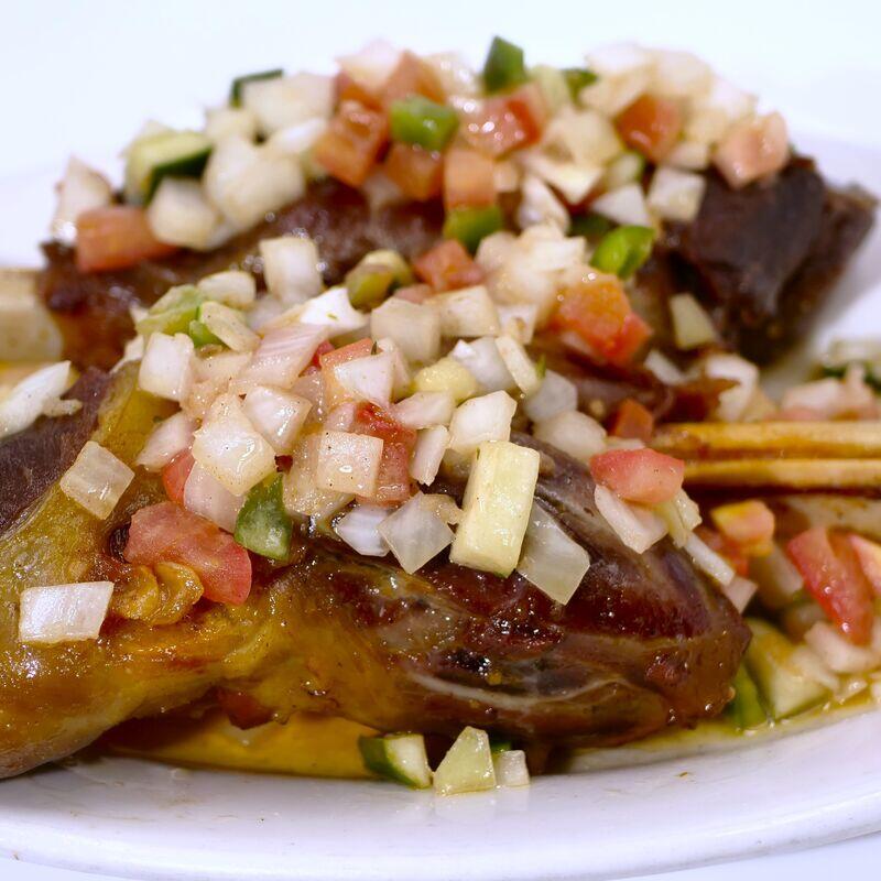FRIED LAMB SHANK